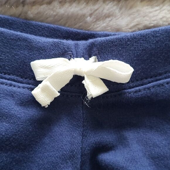 Navy Carter's Baby Girl Shorts 12 Months - Picture 7 of 9